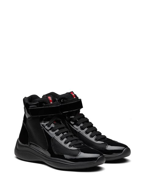 prada high top sneakers women|high top prada americas cup.